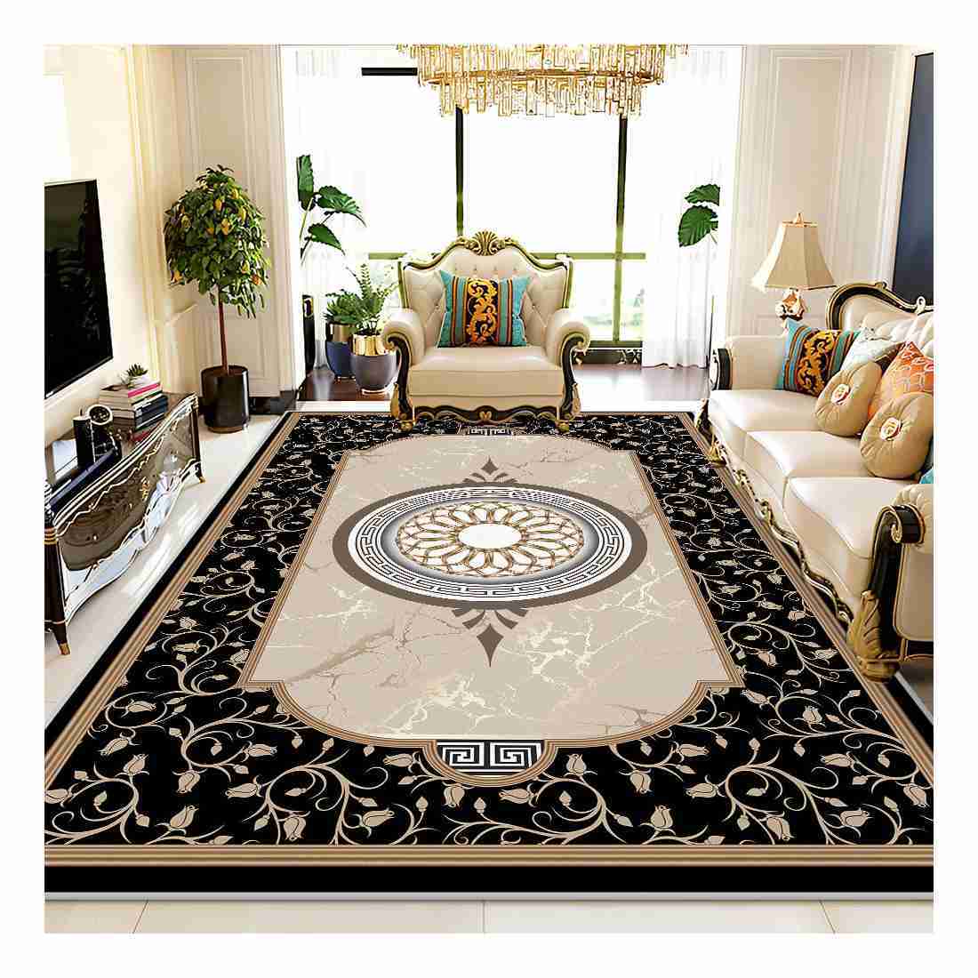 Large Hand-Tufted Area Rug 200x300 cm